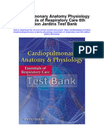 Ebook Cardiopulmonary Anatomy Physiology Essentials of Respiratory Care 6Th Edition Jardins Test Bank Full Chapter PDF