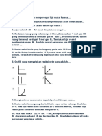 Latihan Soal Laju Reaksi