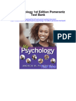 My Psychology 1St Edition Pomerantz Test Bank Full Chapter PDF