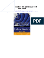 Natural Disasters 9Th Edition Abbott Test Bank Full Chapter PDF