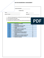 Activity 3 Construction Engineering Management