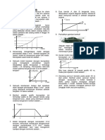 SOAL Gerak Lurus PG