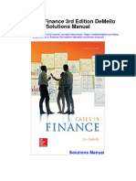 Ebook Cases in Finance 3Rd Edition Demello Solutions Manual Full Chapter PDF