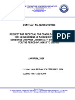 RFP Development of NCWSC 6th Strategic Plan