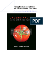 Nderstanding Normal and Clinical Nutrition 9Th Edition Rolfes Test Bank Full Chapter PDF