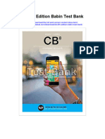 Ebook CB 8Th Edition Babin Test Bank Full Chapter PDF