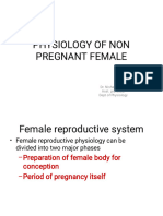 Physiology of Non Pregnant Female