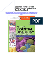 Netters Essential Histology With Student Consult Access 2Nd Edition Ovalle Test Bank Full Chapter PDF