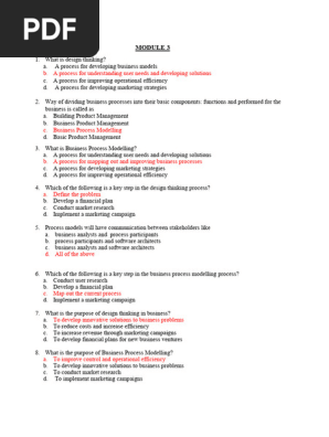 Question Bank Module 3