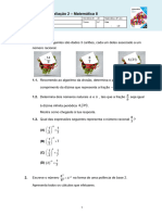 Matemática 8ano Teste Nov2018