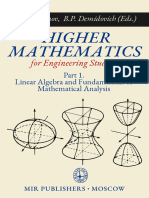 Efimov, Demidovich - Higher Mathematics (Part 1) - Mir - 1984