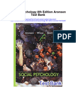 Social Psychology 8Th Edition Aronson Test Bank Full Chapter PDF