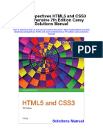 New Perspectives Html5 and Css3 Comprehensive 7Th Edition Carey Solutions Manual Full Chapter PDF
