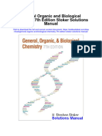 General Organic and Biological Chemistry 7Th Edition Stoker Solutions Manual Full Chapter PDF