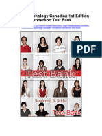 Social Psychology Canadian 1St Edition Sanderson Test Bank Full Chapter PDF