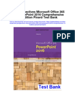 New Perspectives Microsoft Office 365 and Powerpoint 2016 Comprehensive 1St Edition Pinard Test Bank Full Chapter PDF