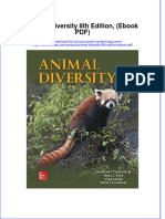 EBOOK Animal Diversity 8Th Edition Ebook PDF Download Full Chapter PDF Kindle