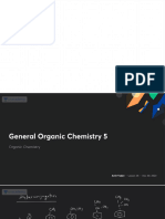 General Organic Chemistry 5
