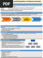 4 Study and Evaluation of Internal Controls