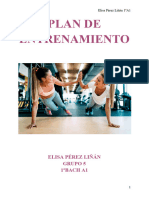 Plan de Entrenamiento - Elisa Pérez - 1ºa1