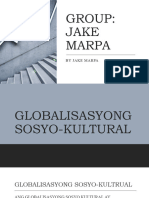 Globalisasyong Sosyo Kultural