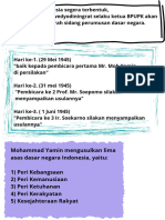 Mohammad Yamin Mengusulkan Lima Asas Dasar Negara Indonesia, Yaitu 1) Peri K