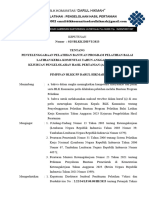 Surat Keputusan Penyelenggara Pelatihan