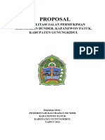 Proposal Rehab Jalan Desa Aspal Plosokerep