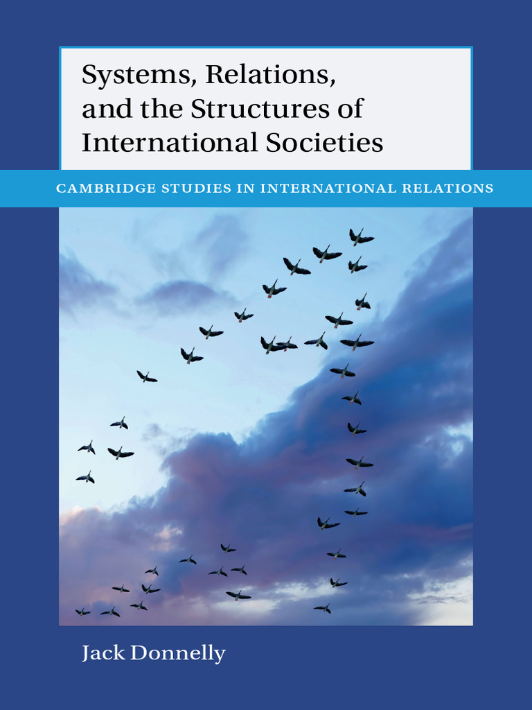 Systems, Relations, and The Structures of International Societies | PDF ...
