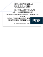 Buku Absensi Kelas