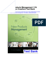 New Products Management 11Th Edition Crawford Test Bank Full Chapter PDF