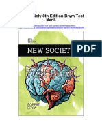 New Society 8Th Edition Brym Test Bank Full Chapter PDF