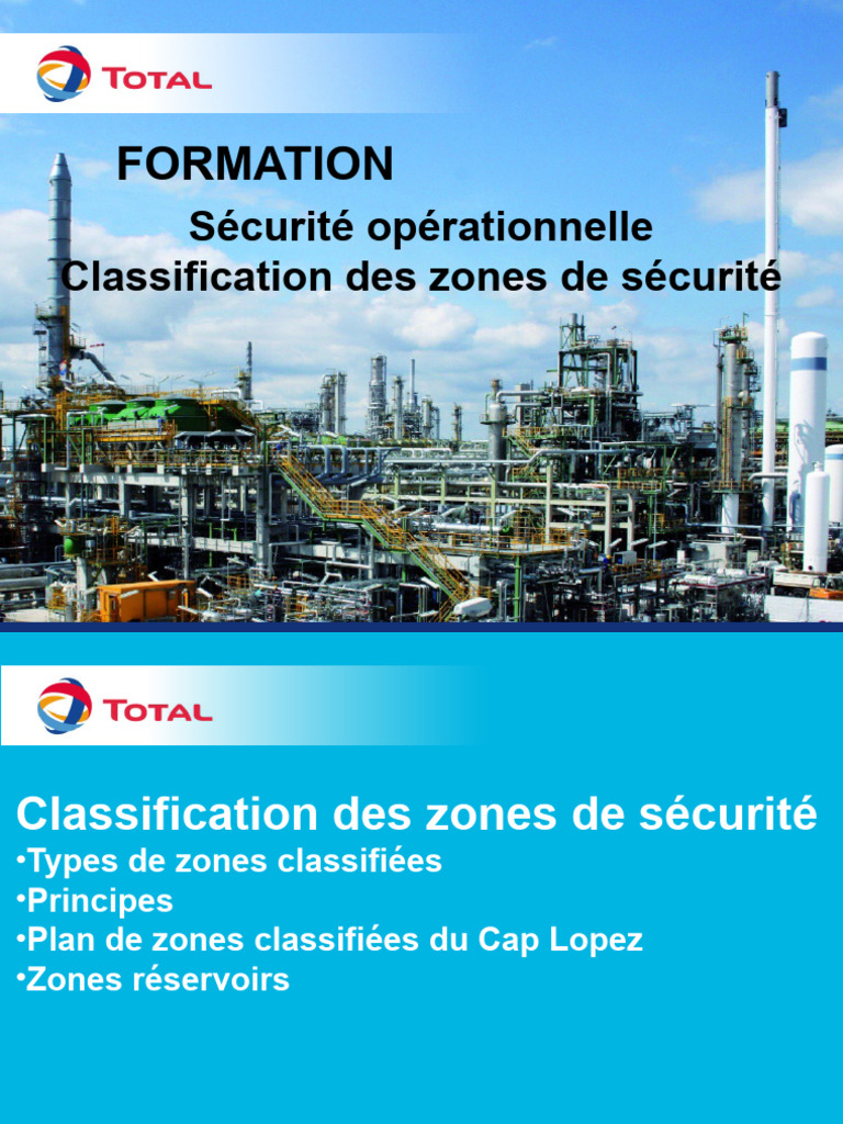 Classification des zones de sécurité | PDF