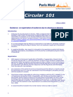 PSCIRC 101 Guidance On Repatriation of Seafarers Due To Situation in Ukraine