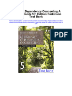 Ebook Chemical Dependency Counseling A Practical Guide 5Th Edition Perkinson Test Bank Full Chapter PDF