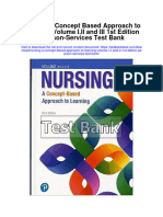 Nursing A Concept Based Approach To Learning Volume I Ii and Iii 1St Edition Pearson Services Test Bank Full Chapter PDF