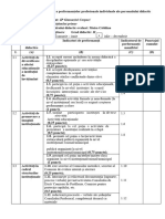 Fișa de Performanța Iulie-Decembrie 2024