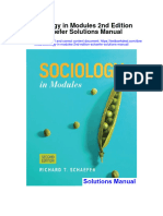 Sociology in Modules 2Nd Edition Schaefer Solutions Manual Full Chapter PDF
