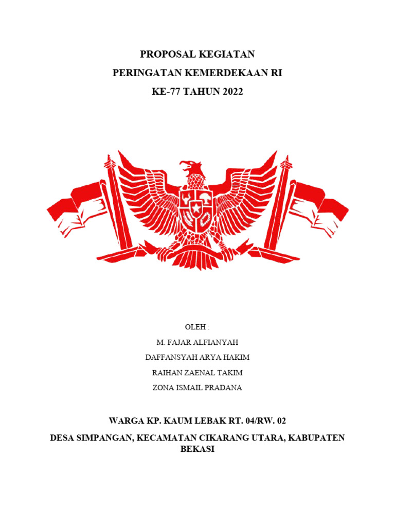 Proposal Kegiatan 17 Agustus PDF