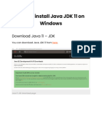 How To Install Java JDK 11 On Windows