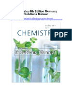 Ebook Chemistry 6Th Edition Mcmurry Solutions Manual Full Chapter PDF