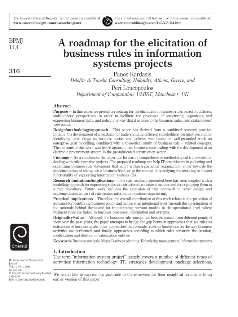 Business Rules Elicitation Guide | PDF | Methodology | Information