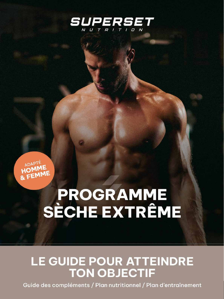 Programme Sèche Extrême : Guide Complet | PDF | Musculation | Nutriments