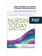 Download Nursing Today Transition And Trends 8Th Edition Zerwekh Solutions Manual full chapter pdf