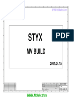 HP EliteBook 2560P Inventec 6050A2400201 STYX MV Rev AX2 Schematics