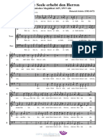 SCHUTZ Meine - Seele SATB - 2