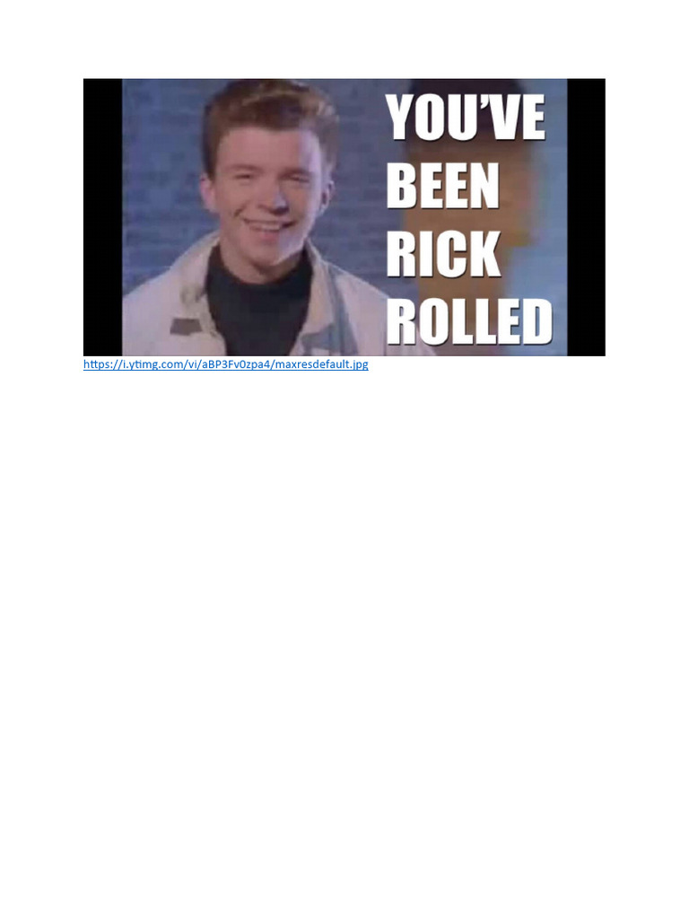 Rick Roll | PDF