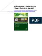 Download Soil And Environmental Chemistry 2Nd Edition Bleam Solutions Manual full chapter pdf