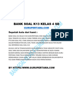 Bank Soal k13 Kls 4 Semester 2 Revisi 2020