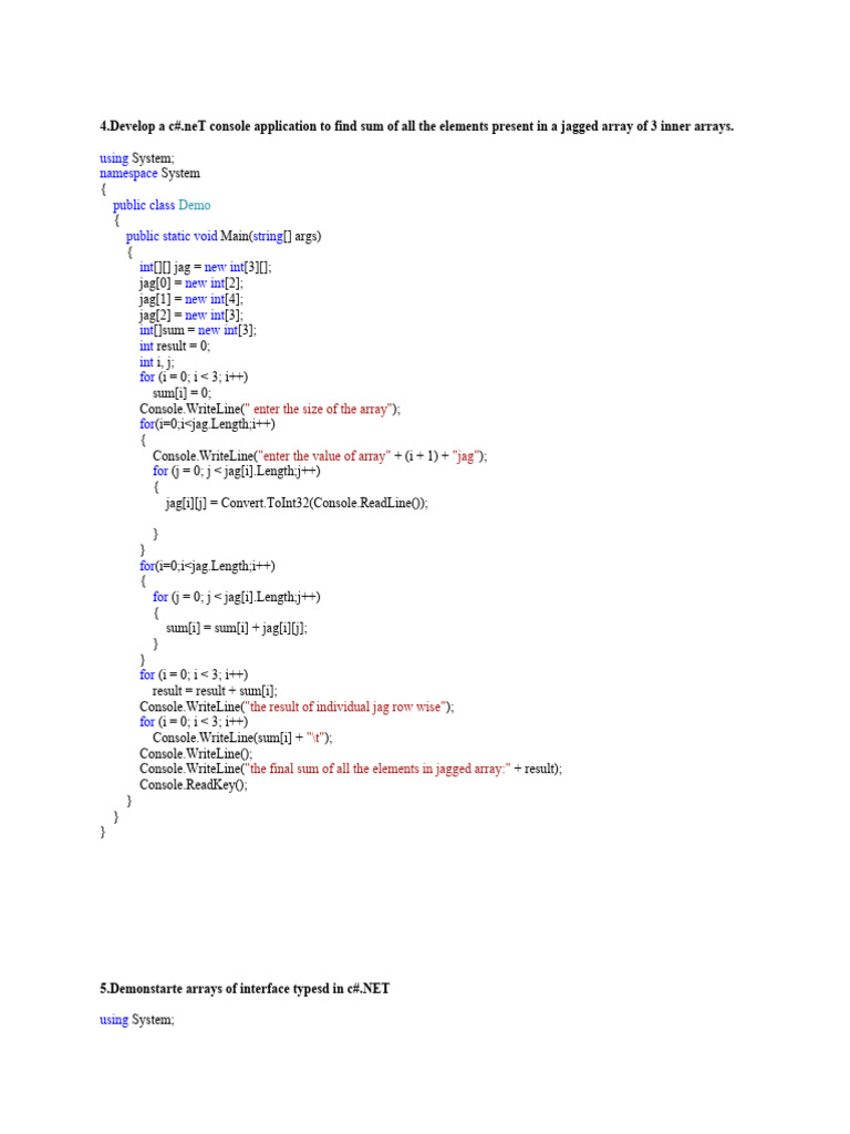C Sharplab4 | PDF | Teaching Methods & Materials | Computers